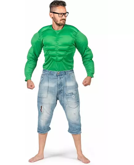 Gröna muskelskjorta vuxen, Storlek: X-Large, image 4