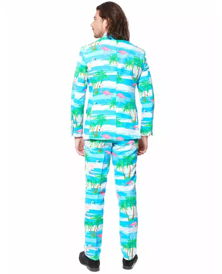 Mr. Flamingo-maskeraddräkt herr Opposuits™, Storlek: Large (EU 54), image 4