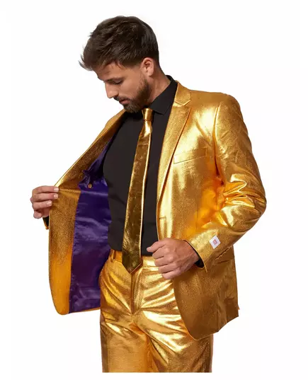 Mr. Groovy Gold-maskeraddräkt herr Opposuits™, Storlek: Large (EU 52-54), image 4