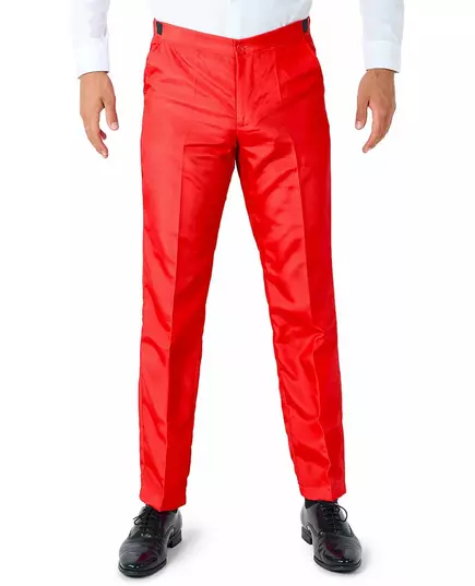 Röd Mr. Solid-maskeraddräkt för herr Suitmeister™, Storlek: Medium (EU 48-50), image 4