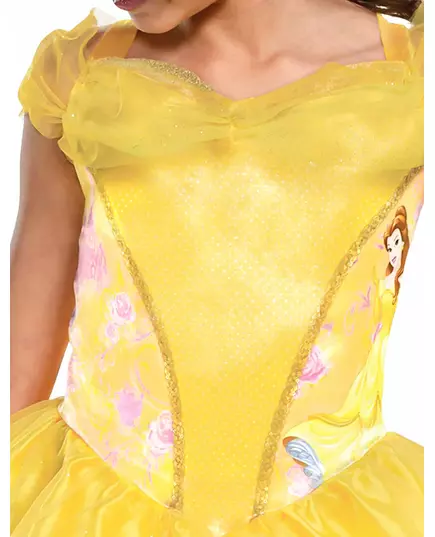 Enkel Belle™-maskeraddräkt flicka, Storlek: 3-4 år (97 - 109 cm), image 4