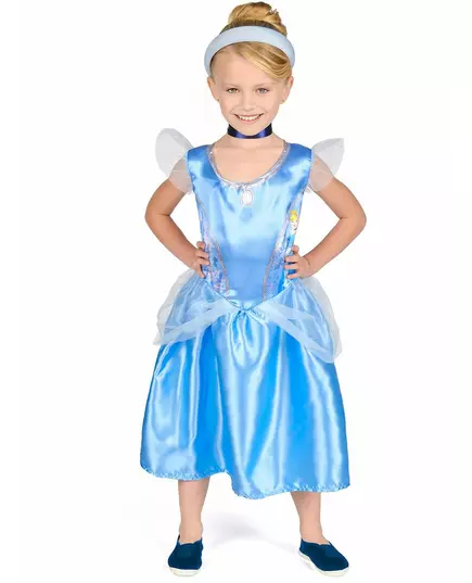 Cinderella™ enkel maskeraddräkt barn, Storlek: 5-6 år (109 - 126 cm), image 3