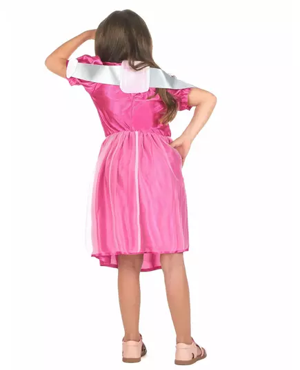 Rosa maskeraddräkt flygarhund flicka, Storlek: 7-9 år (120-130 cm), image 4