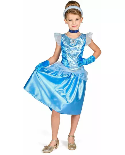 Klassisk Cendrillon™-maskeraddräkt för barn, Storlek: 3-4 år (97 - 109 cm), image 4