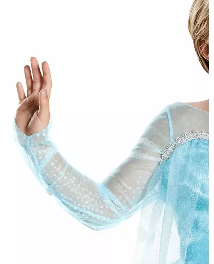 Klassisk Elsa den iskalla drottningen™-maskeraddräkt för flickor, Storlek: 5-6 år (109 - 126 cm), image 4