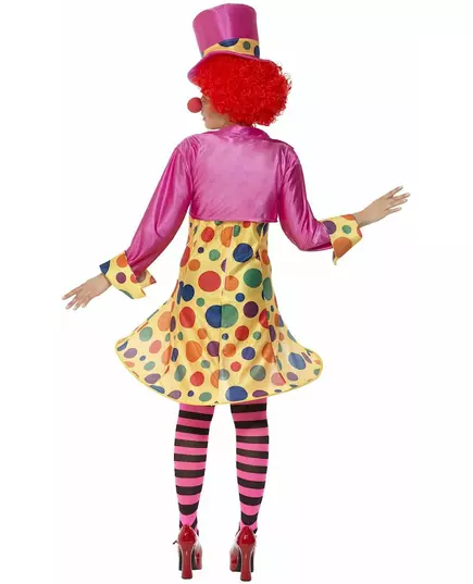 Komplett clownmaskeraddräkt dam, Storlek: Large, image 4