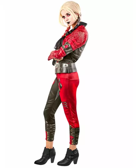 Maskeraddräkt jumpsuit Harley Quinn dam™ - Suicide Squad 2™, Storlek: Medium, image 4