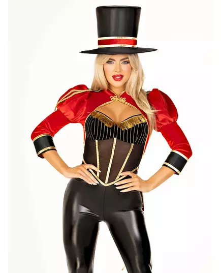 Sexig Madame Loyal-maskeraddräkt med jumpsuit dam, Storlek: Medium, image 3