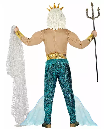 Maskeraddräkt havsgud vuxen, Storlek: Large, image 4