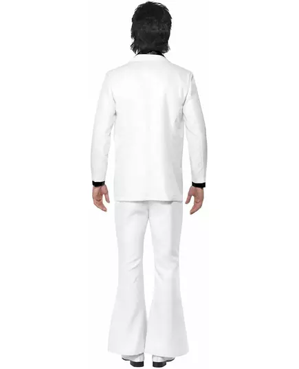 Diskomaskeraddräkt vit herr, Storlek: XX-Large, image 4