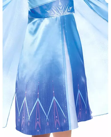 Elsa™ Frost 2 klassisk maskeraddräkt flicka, Storlek: 3-4 år (97 - 109 cm), image 3