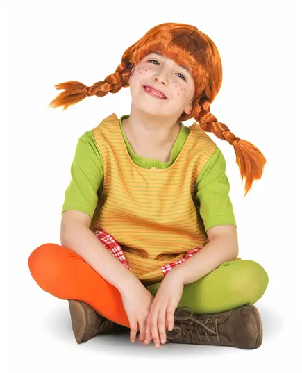 Pippi Långstrump™ maskeraddräkt flicka, Storlek: 5-6 år(110-116 cm), image 4
