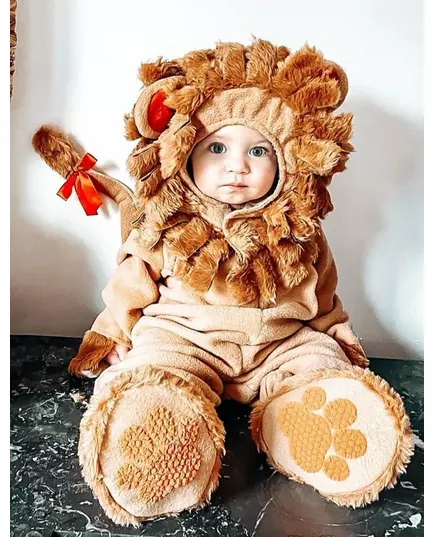 Lyxig lejonmaskeraddräkt för baby, Storlek: 6-12 månader(66-74 cm), image 4