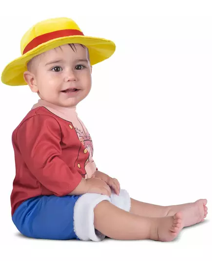 Luffy One Piece™-maskeraddräkt för baby, Storlek: 3 år (92 - 104cm), image 3