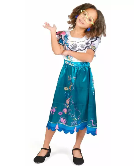 Klassisk Mirabel Encanto™-maskeraddräkt barn, Storlek: 3-4 år (97 - 109 cm), image 3