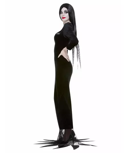 Morticia-maskeraddräkt från Familjen Addams™ för dam, Storlek: Small, image 4