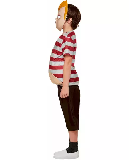 Pugsley Familjen Addams™-maskeraddräkt för barn, Storlek: 7-9 år (130/143 cm), image 4