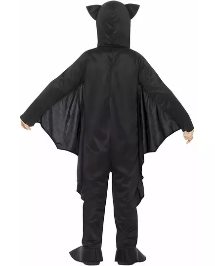 Skelettfladdermus-maskeraddräkt barn Halloween, Storlek: 10-12 år (145/158 cm), image 4