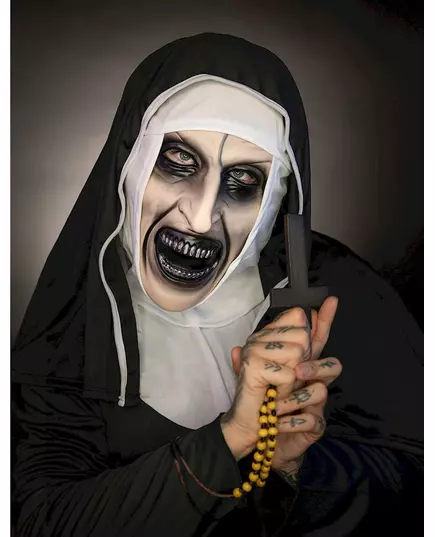 The Nun™ maskeraddräkt vuxen, Storlek: X-Large, image 4