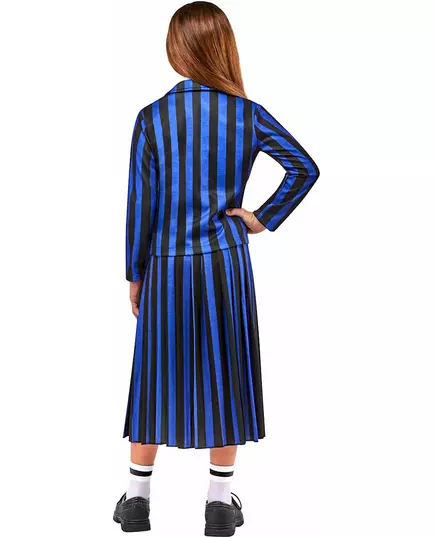 Enid™ - Wednesday skoluniformsmaskeraddräkt barn, Storlek: 9-10 år (134 till 140 cm), image 3