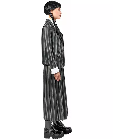 Skoluniformsmaskeraddräkt Mercredi Addams™ dam, Storlek: Small, image 3