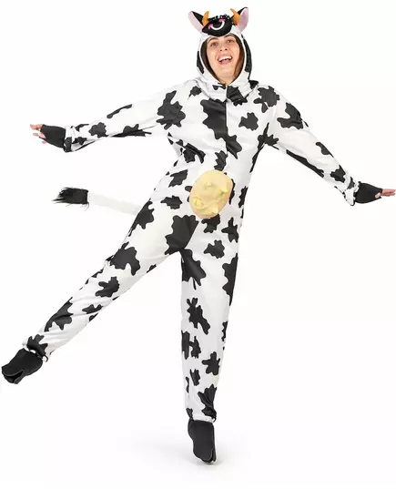 Maskeraddräkt ko vuxen, Storlek: Large, image 4