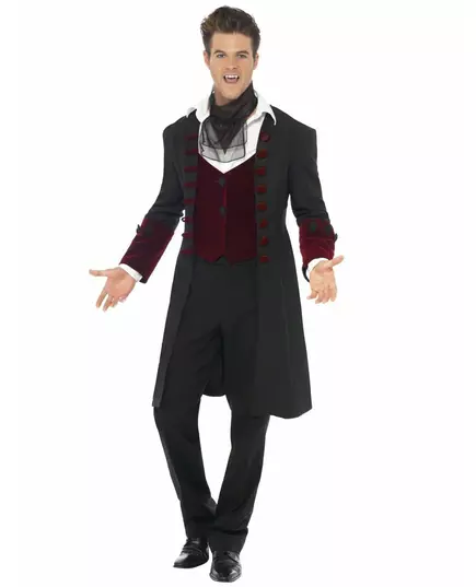 Vampyrmaskeraddräkt herr Halloween, Storlek: Medium, image 4