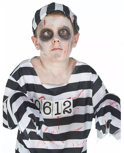 Zombie-fångemaskeraddräkt för pojke Halloween, Storlek: 13-15 år, image 4