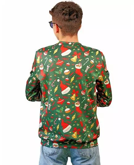 Jultröja med hundtryck vuxen, Storlek: X-Large, image 3