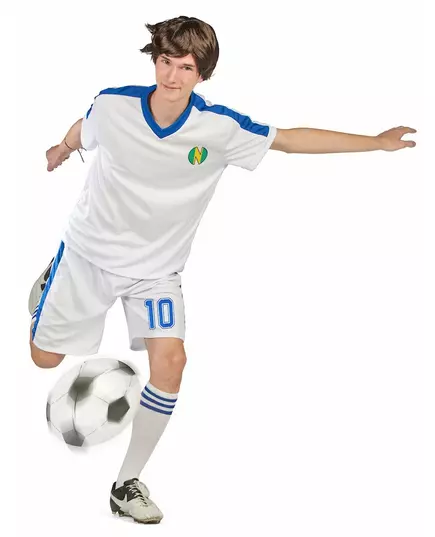 Fotbollskapten-maskeraddräkt herr, Storlek: Medium, image 4