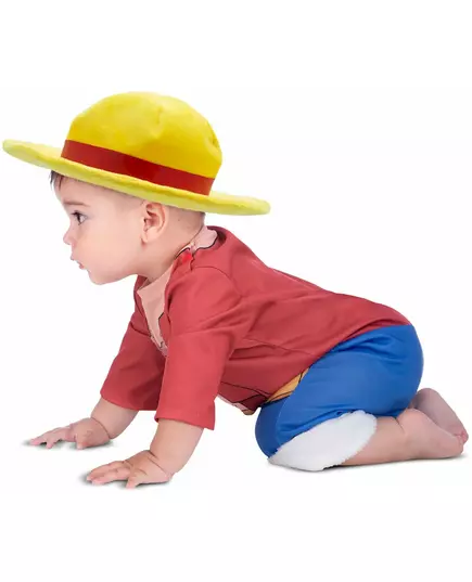 Luffy One Piece™-maskeraddräkt för baby, Storlek: 3 år (92 - 104cm), image 4