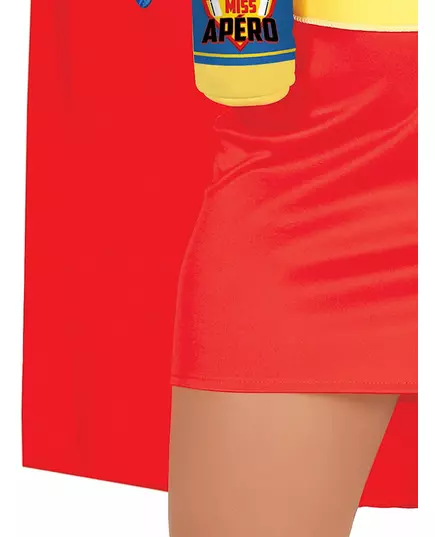 Miss Apéro-maskeraddräkt dam, Storlek: Large (42-44), image 4