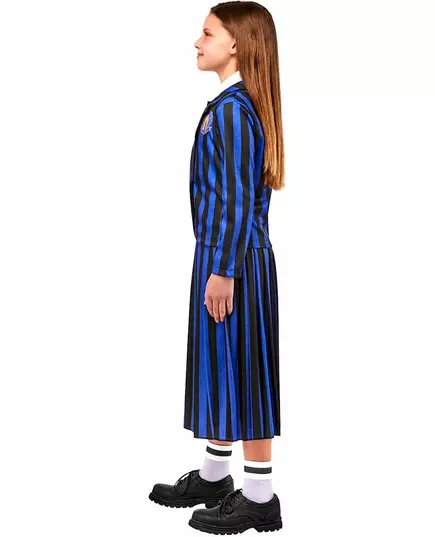 Enid™ - Wednesday skoluniformsmaskeraddräkt barn, Storlek: 9-10 år (134 till 140 cm), image 4