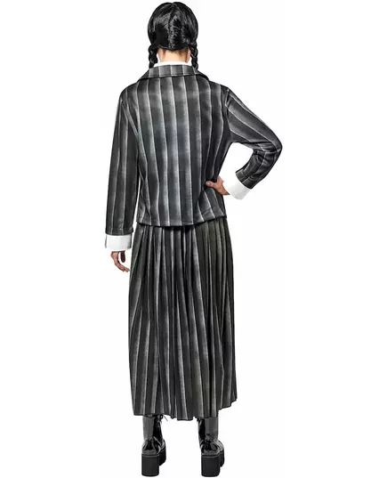 Skoluniformsmaskeraddräkt Mercredi Addams™ dam, Storlek: Small, image 4