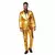 Mr. Groovy Gold-maskeraddräkt herr Opposuits™, Storlek: Small (EU 44-46)