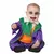 Liten galen clown-maskeraddräkt baby, Storlek: 6-12 månader (75 cm)