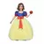 Gul och blå prinsessmaskeraddräkt för flickor, Storlek: 6 år (110-122 cm)