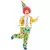 Glad clownmaskeraddräkt pojke, Storlek: 3-4 år (92-104 cm)
