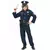 Marinblå polismaskeraddräkt pojke, Storlek: 5-7 år (128 cm)