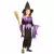 Lila häxmaskeraddräkt flicka Halloween, Storlek: 10-12 år (130-140 cm)