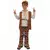 Brun hippiemaskeraddräkt pojke, Storlek: 4-6 år (110-120 cm)