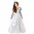 Prinsessmaskeraddräkt med slöja flicka, Storlek: 7-9 år (120-130 cm)