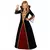 Elegant vampyrmaskeraddräkt för flickor Halloween, Storlek: 7-9 år (130-145 cm)