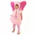 Rosa elefantmaskeraddräkt barn, Storlek: 3-4 år(98-104 cm)