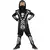 Maskeraddräkt ninja med dödskalle pojke, Storlek: 4-6 år (110-120 cm)