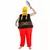 Ordralphabétix maskeraddräkt Astérix et Obélix™ vuxen, Storlek: X-Large