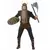 Vikingamaskeraddräkt med lädereffekt för herr, Storlek: X-Large