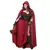 Gotisk Rödluvan-maskeraddräkt plus size dam, Storlek: XXX-Large (48/50)