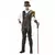 Maskeraddräkt steampunkäventyrare herr, Storlek: Large