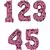 Minnie™-sifferballong i aluminium 66 cm, Storlek: 5